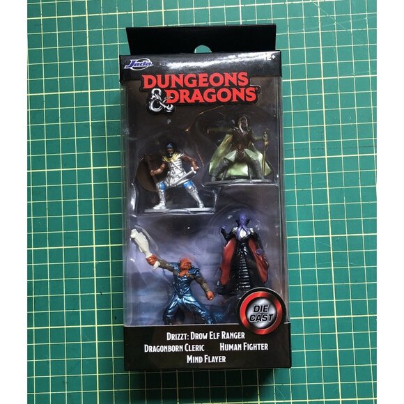 Jada Dungeons & Dragons Nanofigs Collectibles Toy Figures - Set of 4 - Picture 1 of 1